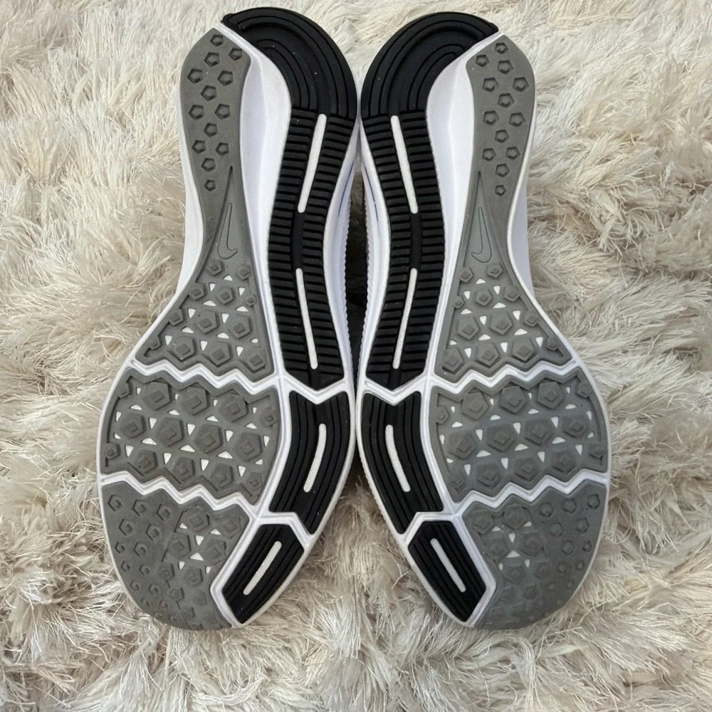 Nike‎ Downshifter 7 Running Shoe Pure Platinum Medium Blue Wolf Grey Size 10